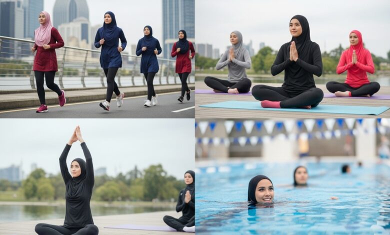 Muslimische Sportbekleidung für Frauen