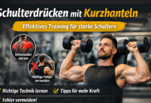 Schulterdrücken mit Kurzhanteln Effektives Training für starke Schultern