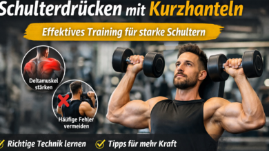 Schulterdrücken mit Kurzhanteln Effektives Training für starke Schultern