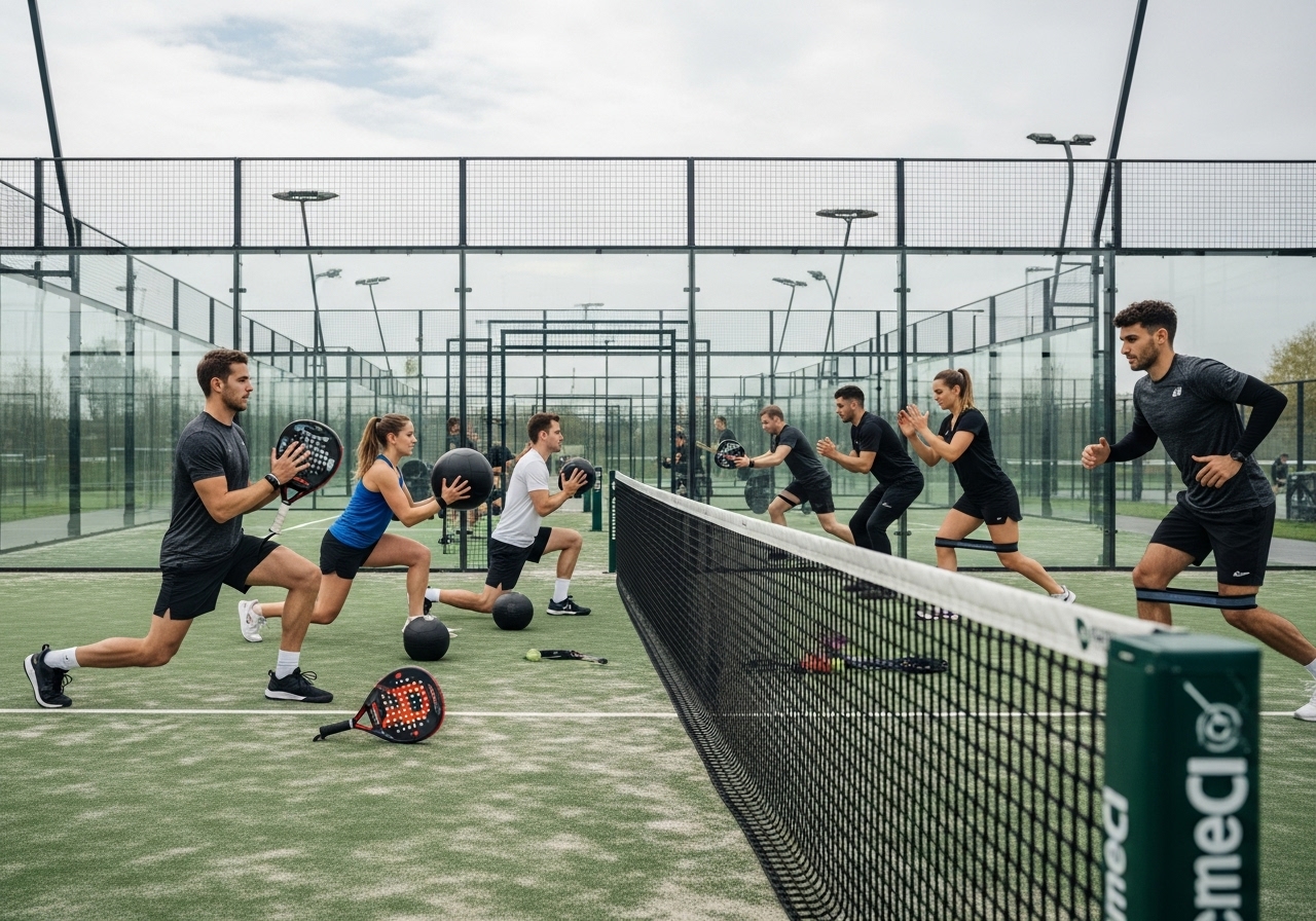 5 Trainingsübungen für mehr Power auf dem Padel-Court