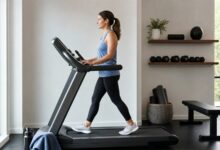 abnehmen auf dem laufband steigung [Bildinhalt mit KI erstellt]