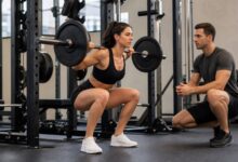 beintraining kniebeuge technik [Bildinhalt mit KI erstellt]