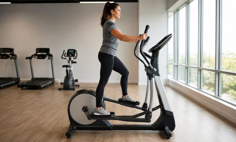 crosstrainer abnehmen technik trainingsplan [Bildinhalt mit KI erstellt]