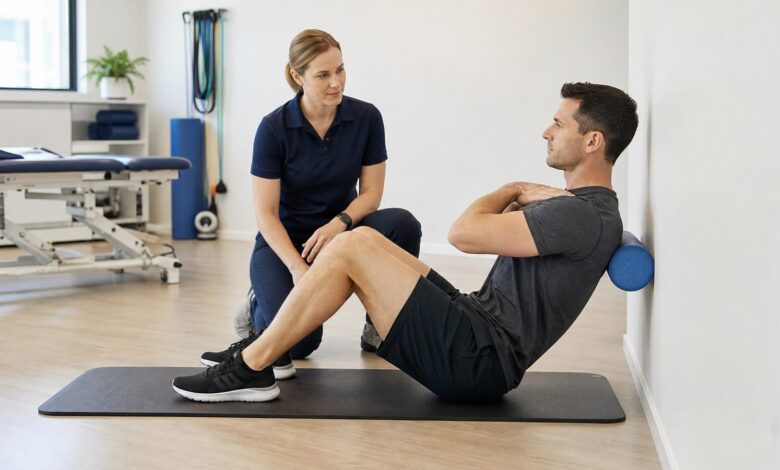 faszientraining rolle physiotherapie [Bildinhalt mit KI erstellt]