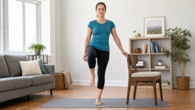 koordinationsübungen zuhause balance [Bildinhalt mit KI erstellt]