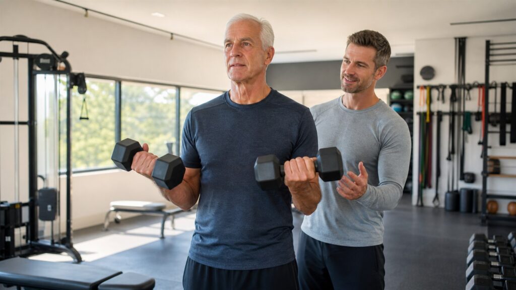 Krafttraining [Bildinhalt mit KI erstellt]