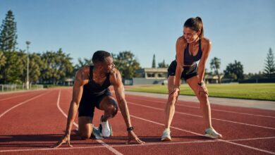 muskelfasern sprint ausdaür training [Bildinhalt mit KI erstellt]