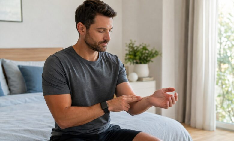 ruhepuls richtig messen fitness [Bildinhalt mit KI erstellt]