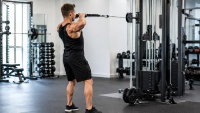 trapezmuskel trainieren face pull [Bildinhalt mit KI erstellt]